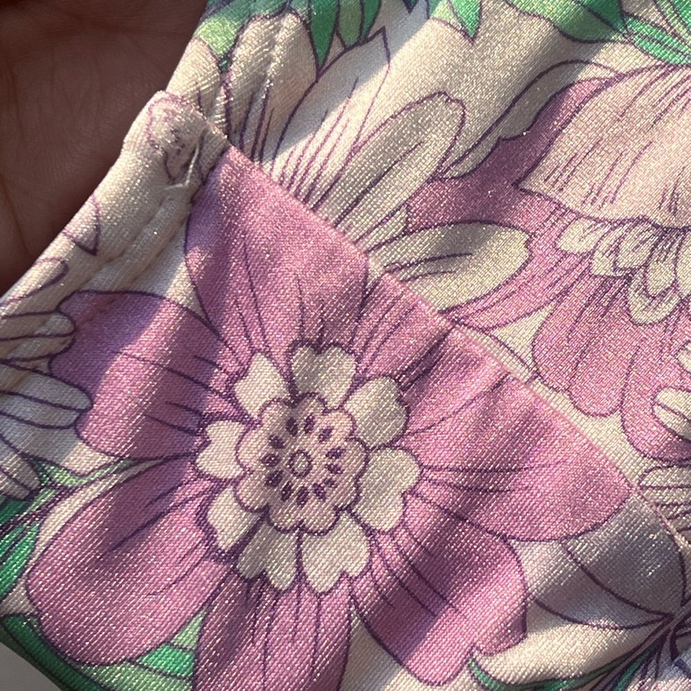 Janie And Jack Baby Floral Ruffle Swimsuit - Picture 4 of 9